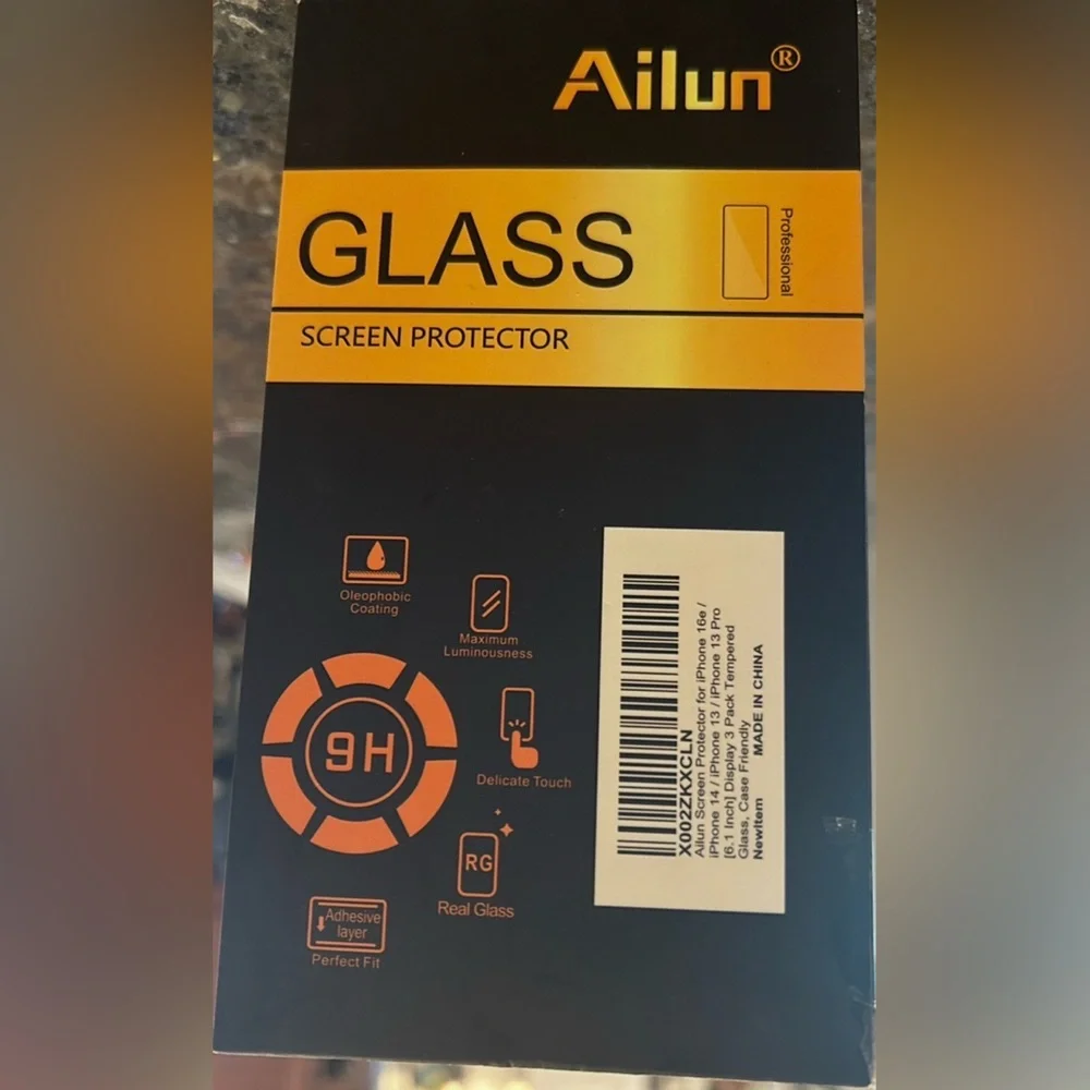 Tempered Glass Screen Protector for iPhone OPEN BOX